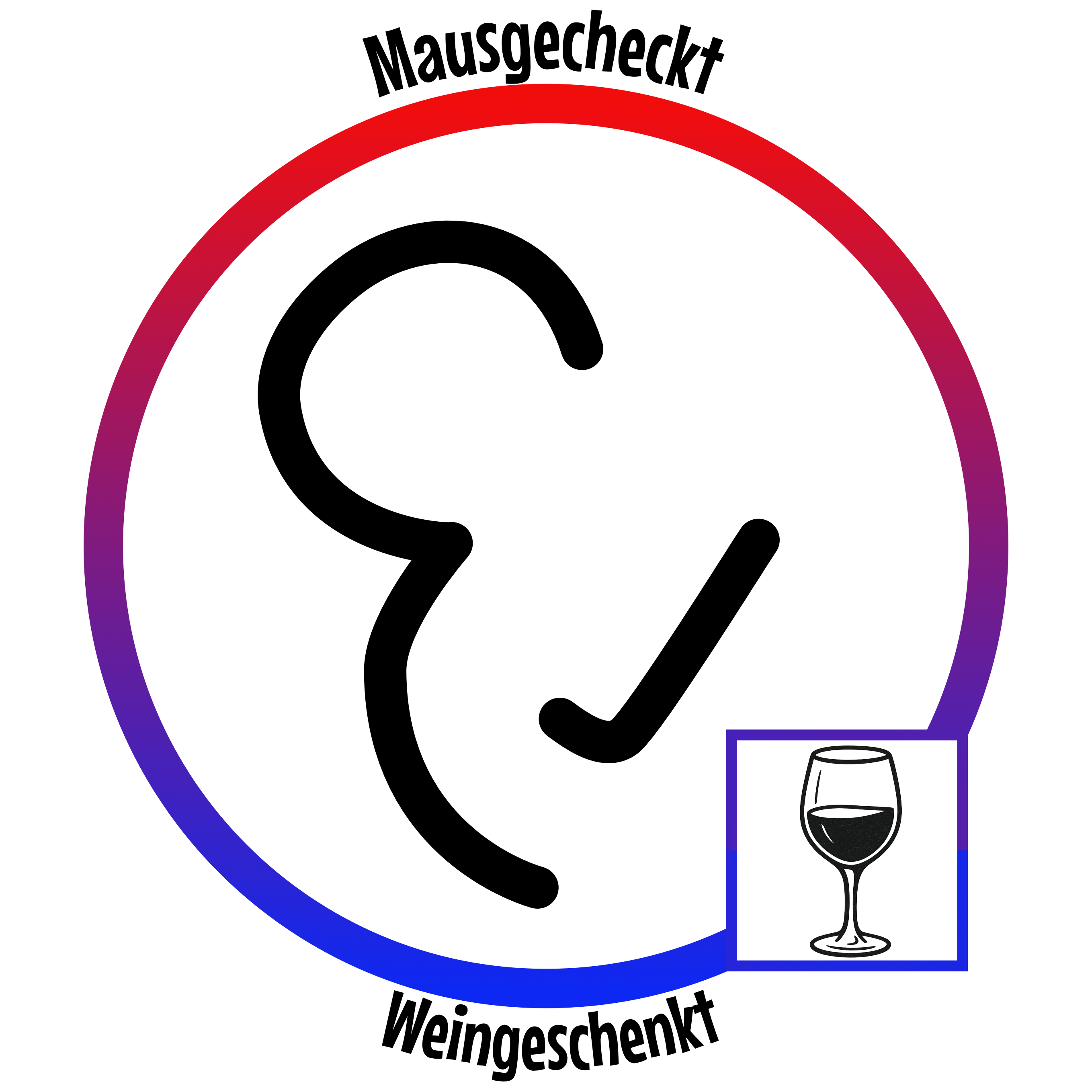 Mausgecheckt Weingeschenkt – Podcast-Logo